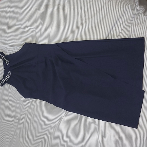 Melanie Lynn dress, size 10, navy blue - Picture 2 of 4